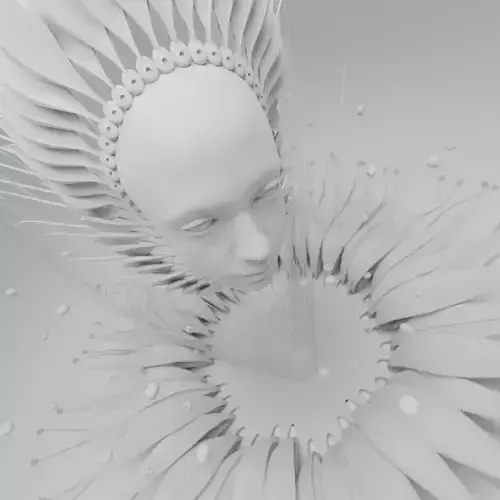 Alien Flower Portal  3D model