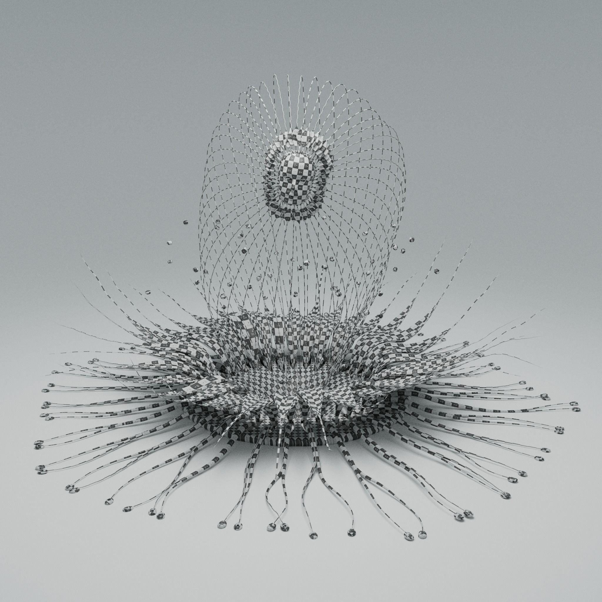 Alien Flower Portal  3D model_21