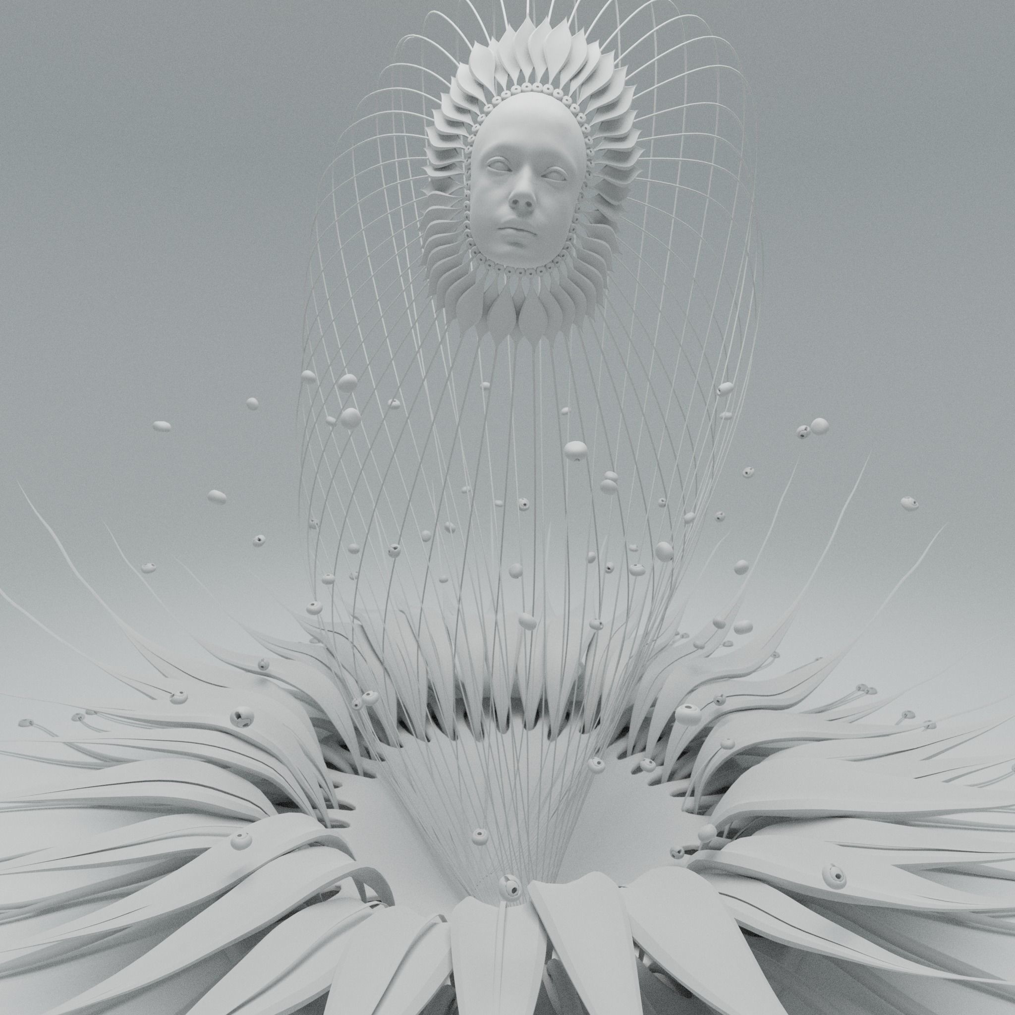 Alien Flower Portal  3D model_20