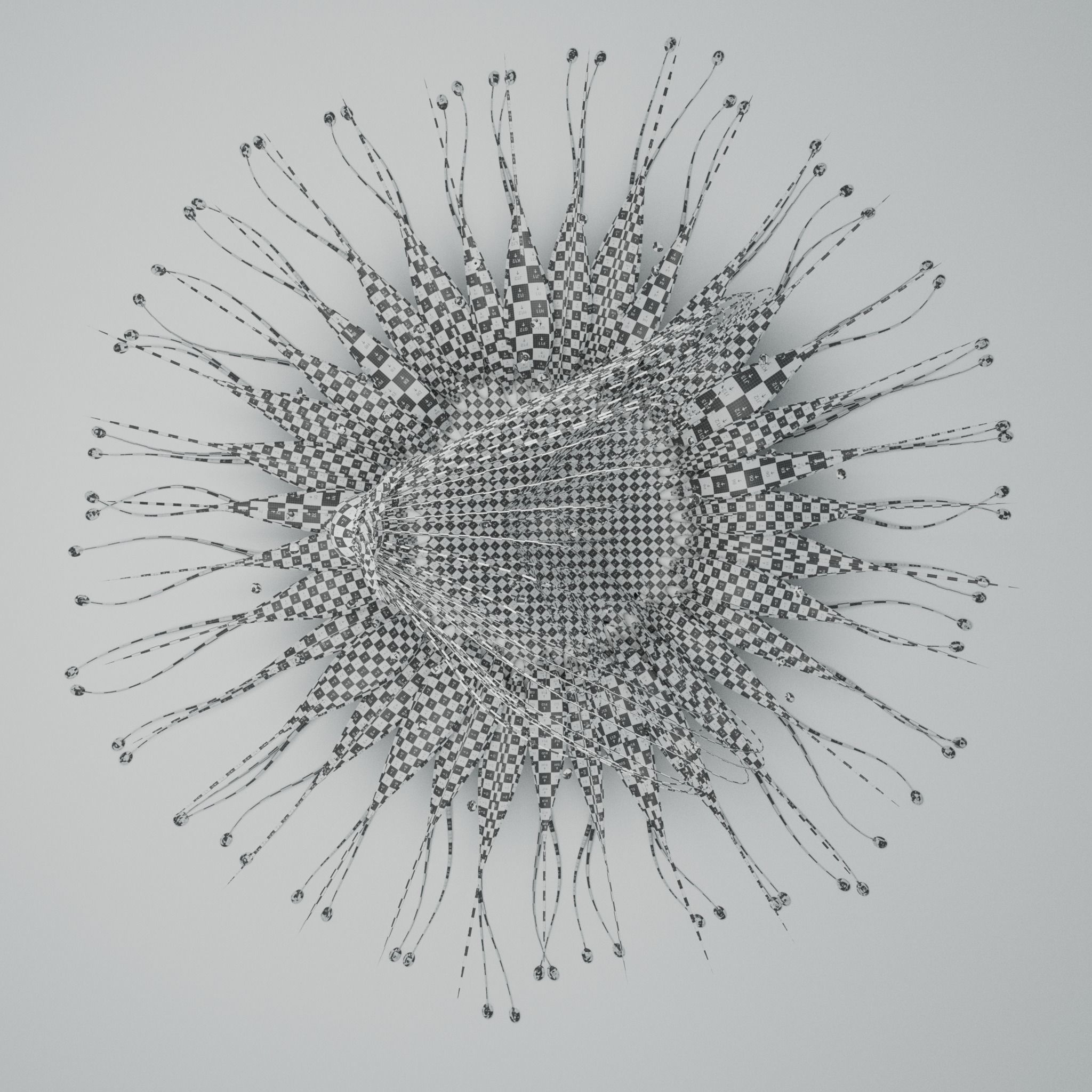 Alien Flower Portal  3D model_17