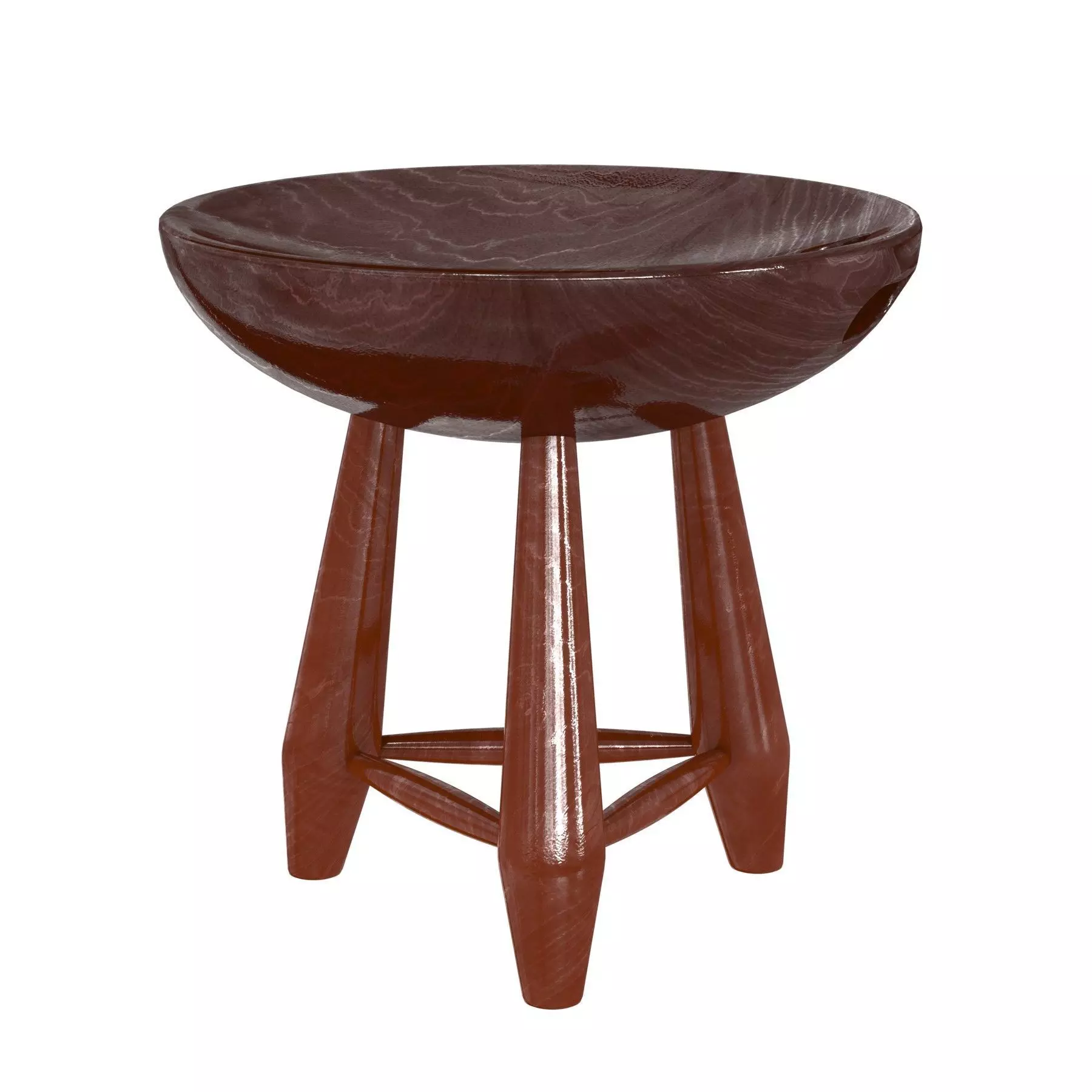 Mid-Century Modern Mocho Stool by Sergio Rodrigues for OCA 3D model