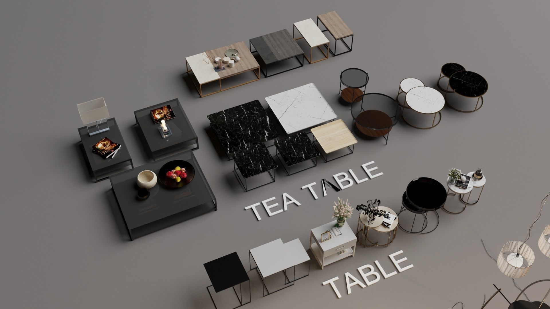 Interior - Sofa - Living Collection - 3D model 3D model_10