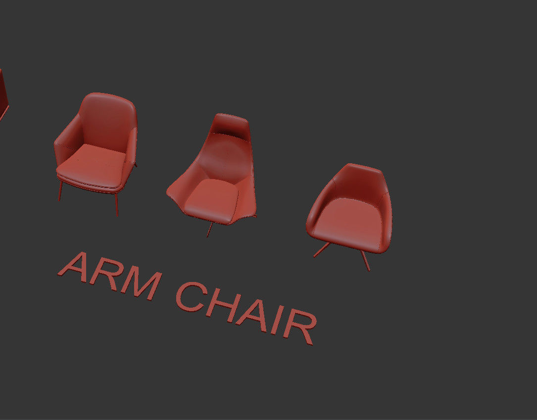 Interior - Sofa - Living Collection - 3D model 3D model_5