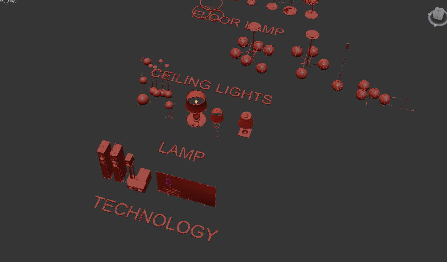 Interior - Sofa - Living Collection - 3D model 3D model_3