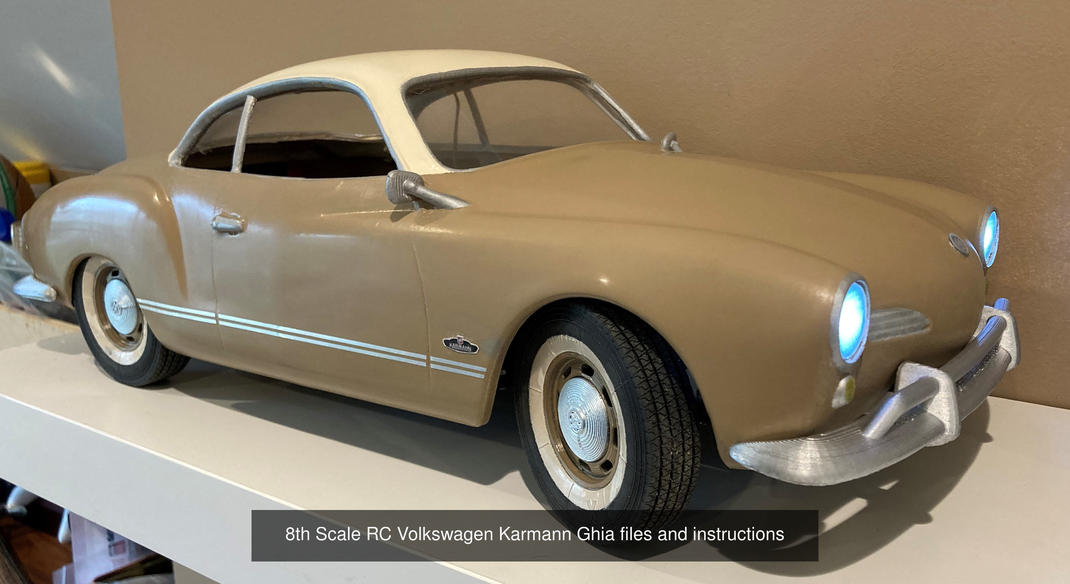 RC Vehicles - Mahogany  Runabouts  Tugboat  Airboat Karmann Ghia 3D Model Collection_7