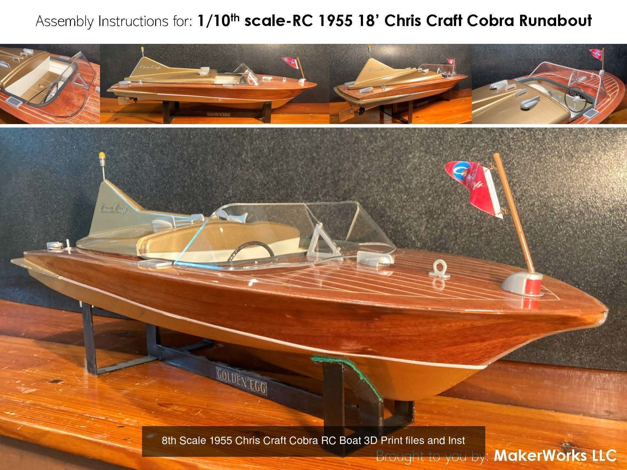 RC Vehicles - Mahogany  Runabouts  Tugboat  Airboat Karmann Ghia 3D Model Collection_3