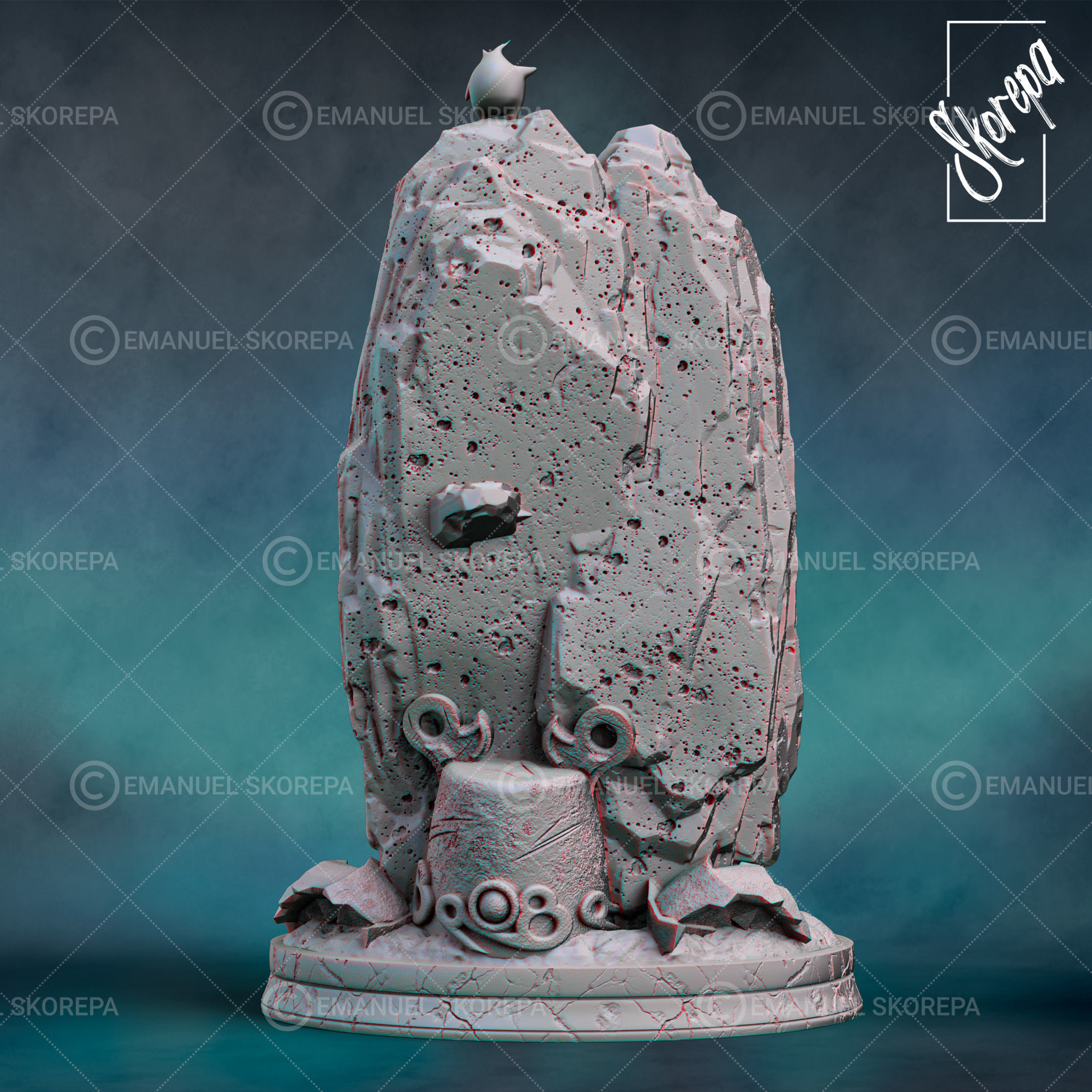 Link Climbing Diorama 3D print model_7