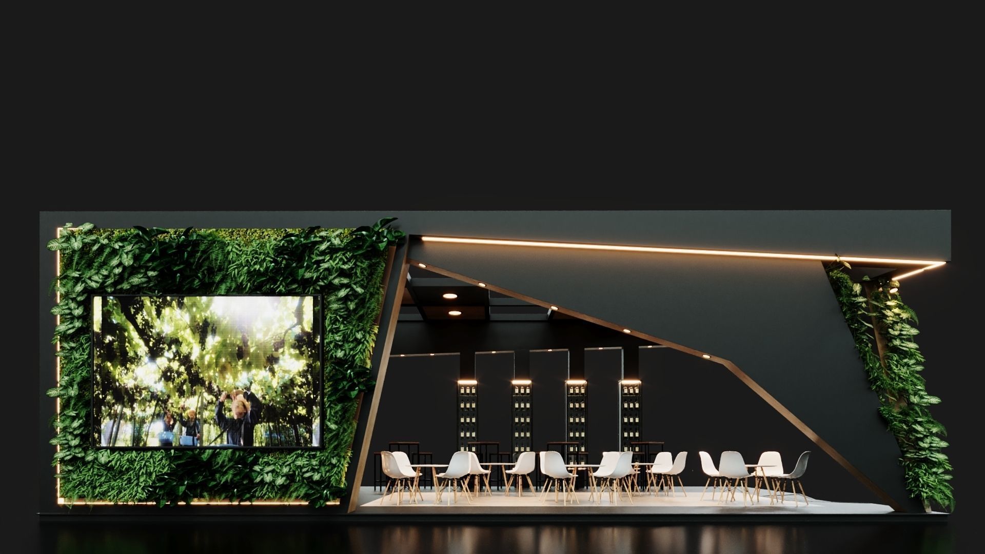 Exhibition Stand - 12m x 6m 3D model 3D model 3D model_2