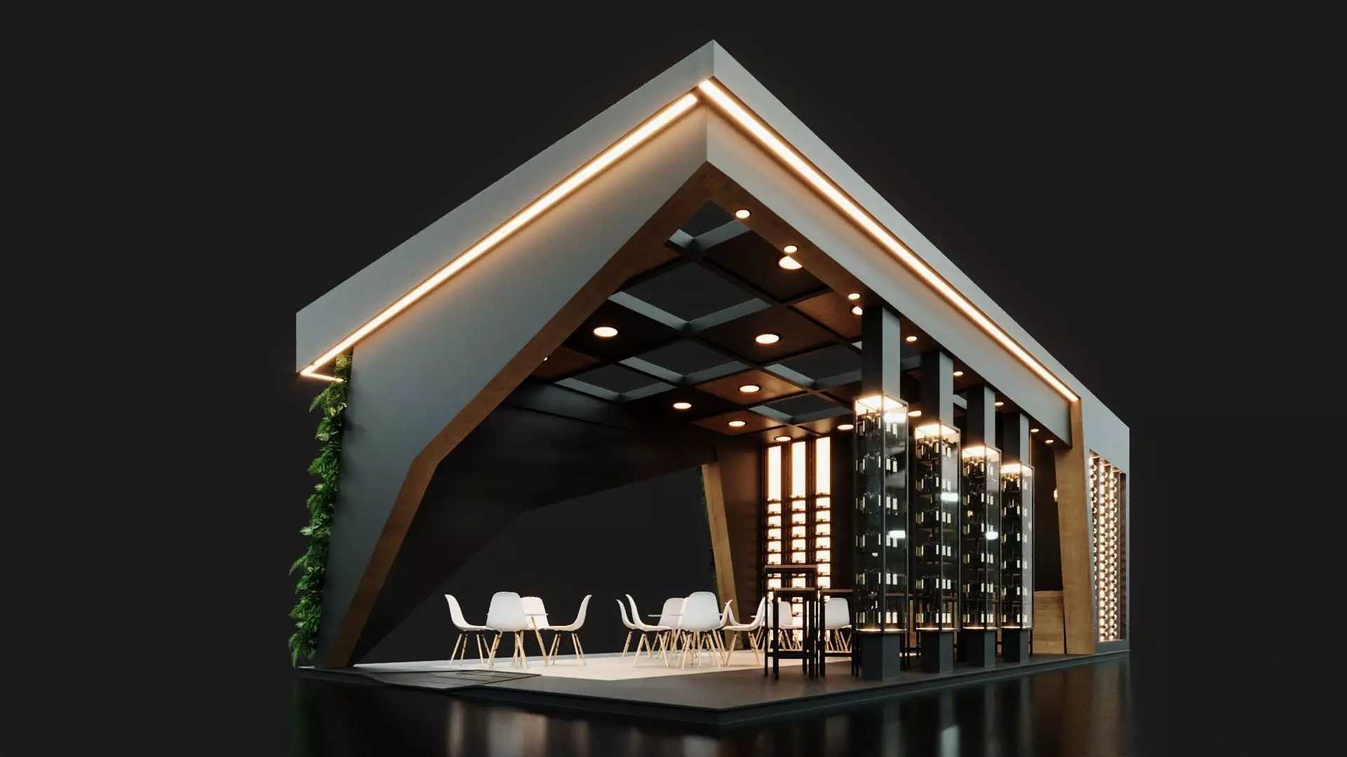 Exhibition Stand - 12m x 6m 3D model 3D model 3D model_0