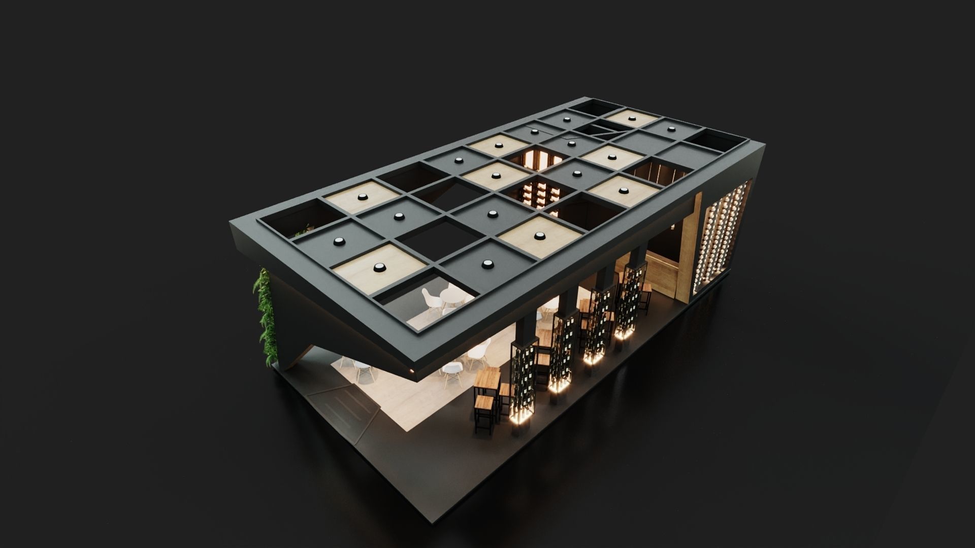 Exhibition Stand - 12m x 6m 3D model 3D model 3D model_10