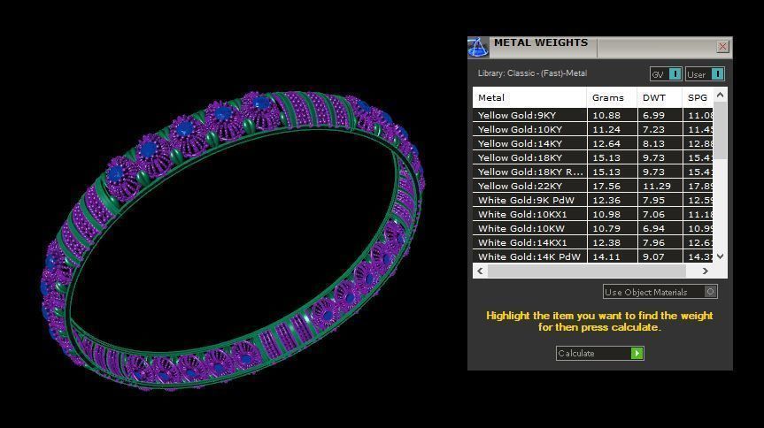 Bracelet 3D print model_4