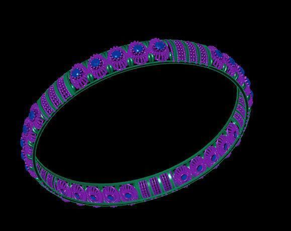 Bracelet 3D print model_1