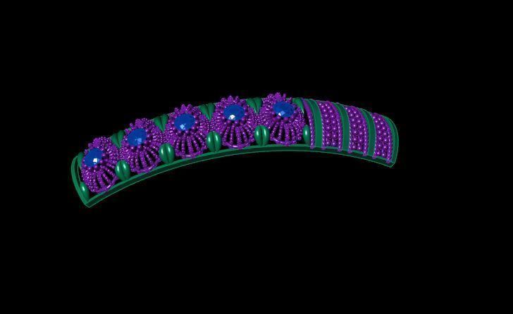 Bracelet 3D print model_2