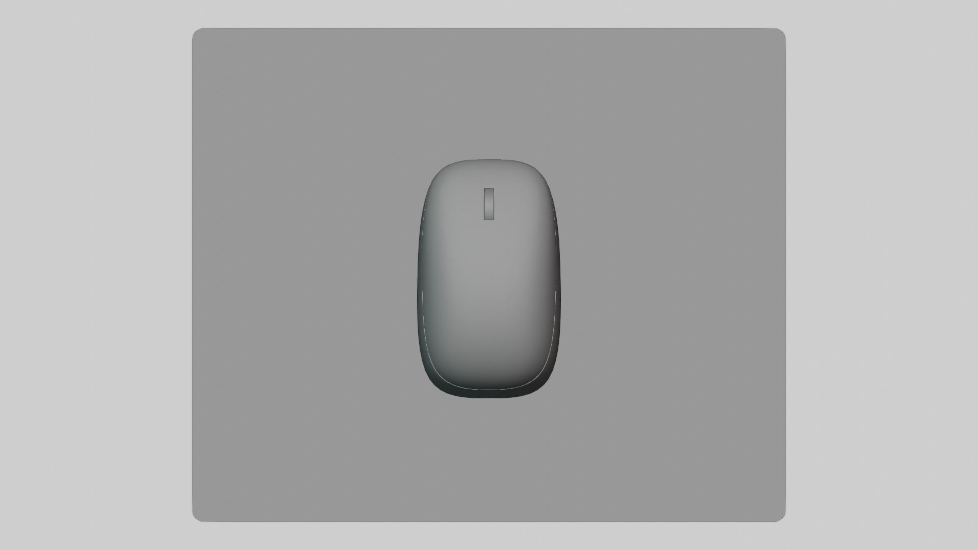 Computer Mouse and Mouse Pad Free low-poly 3D model_7