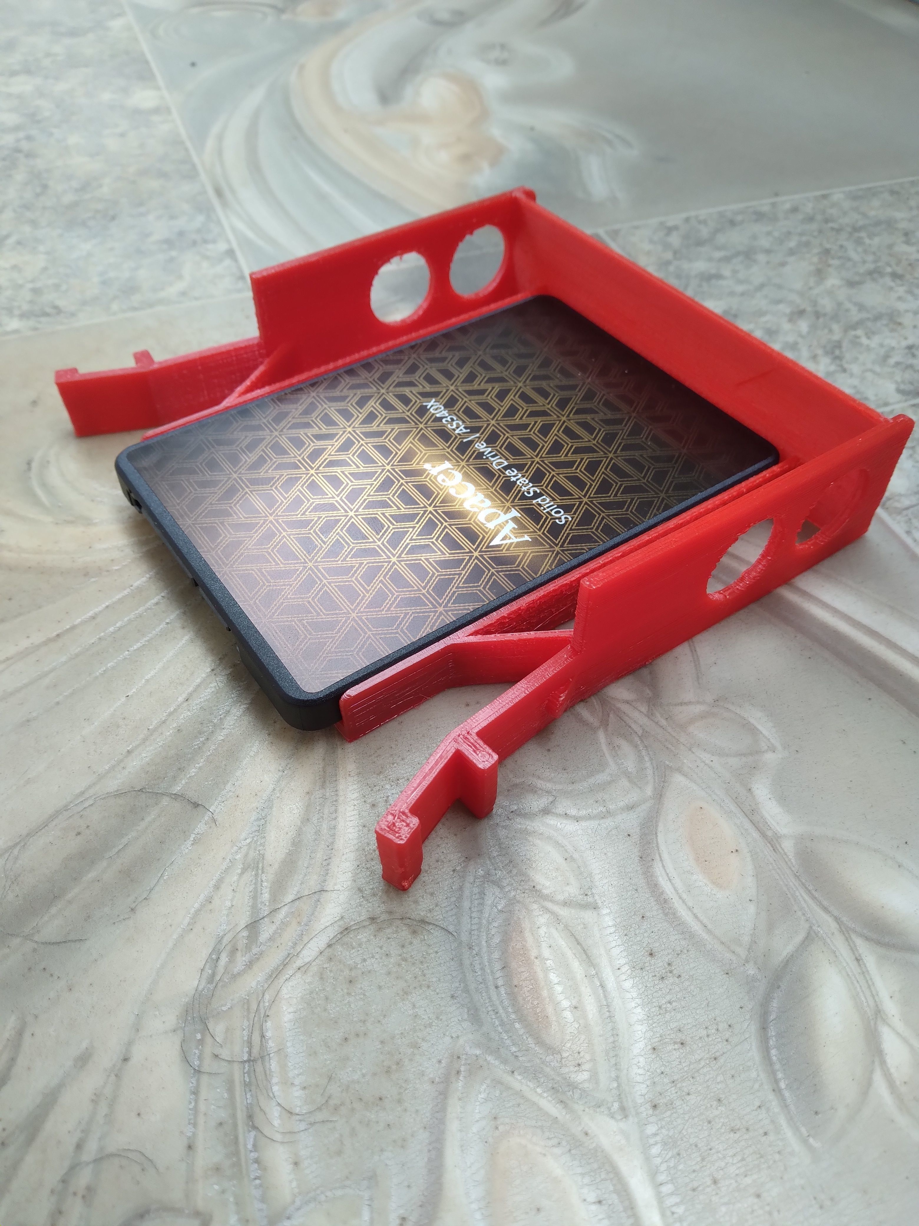 SSD to Desktop Hard Drive Adapter 3D print model_4