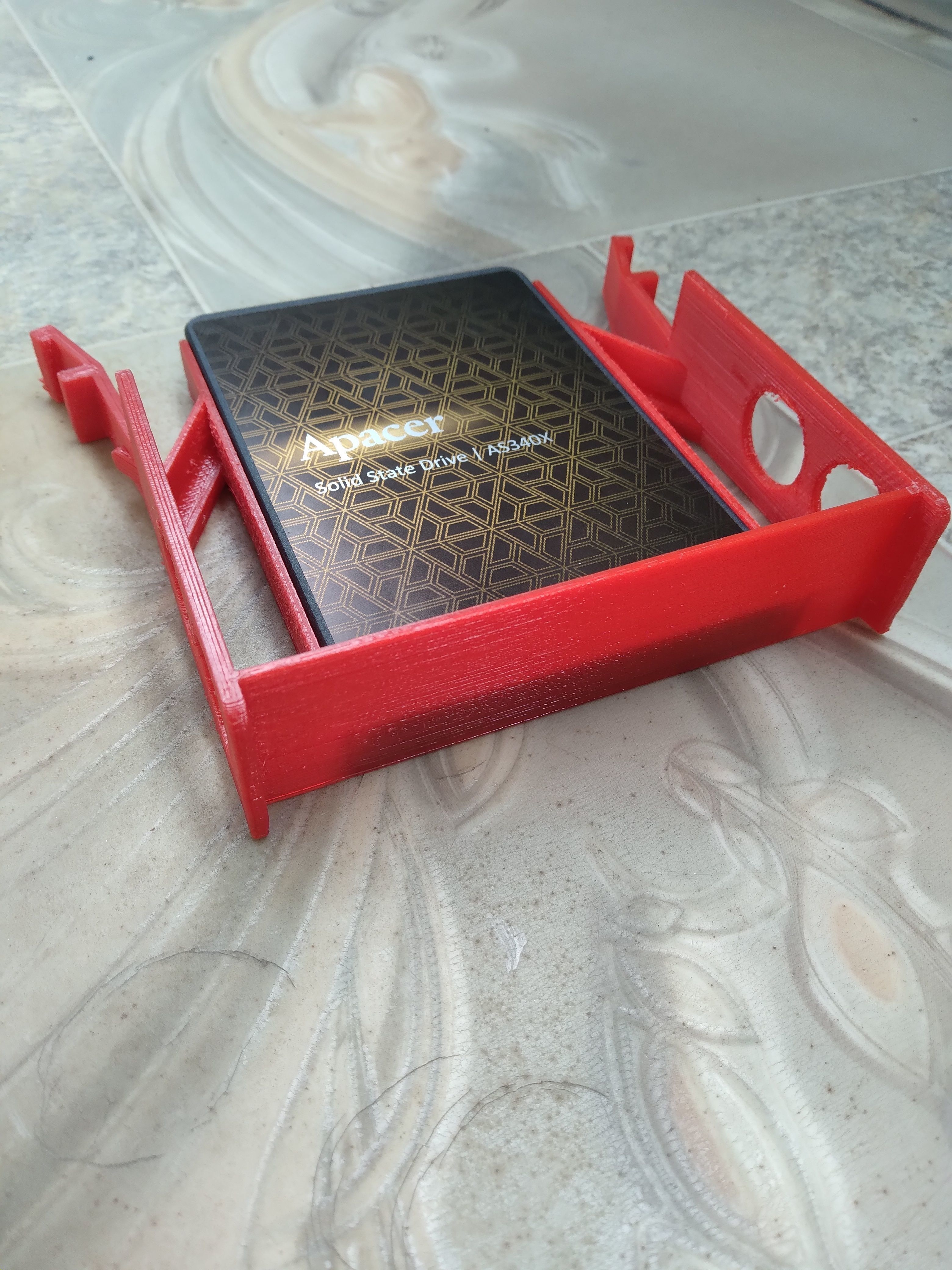 SSD to Desktop Hard Drive Adapter 3D print model_3