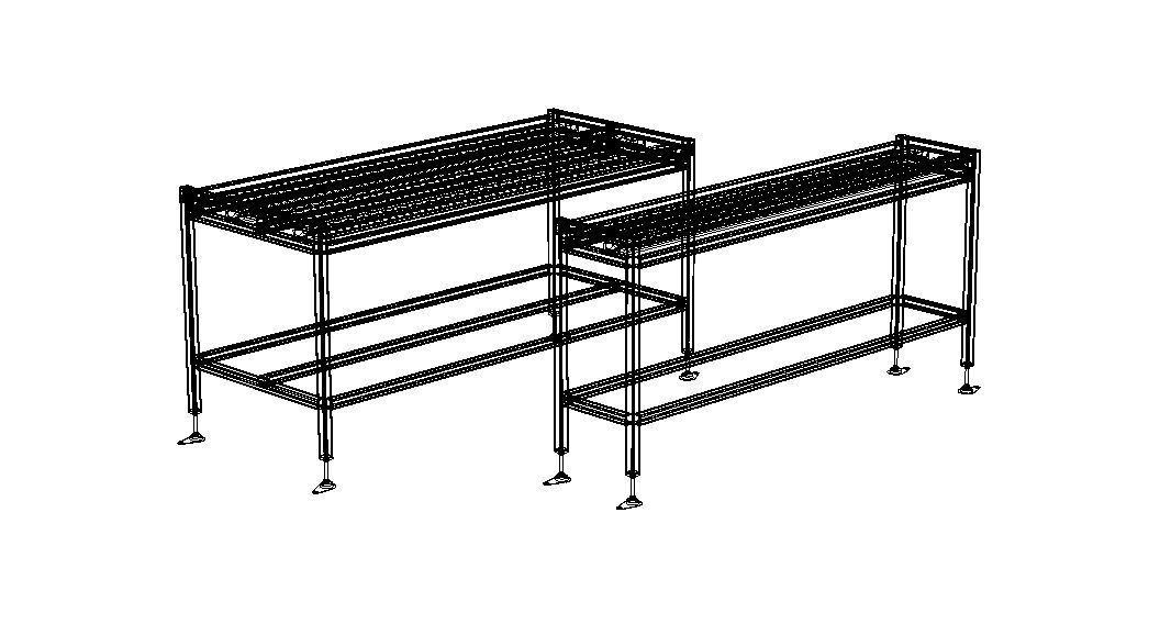 Wheel Conveyor 3D model_11