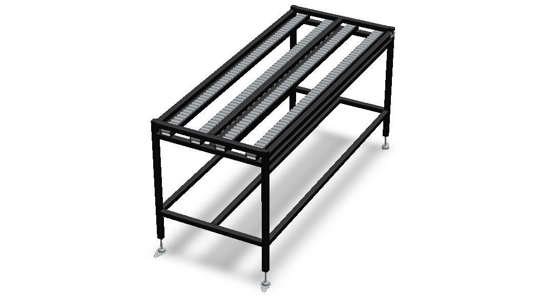 Wheel Conveyor 3D model_43