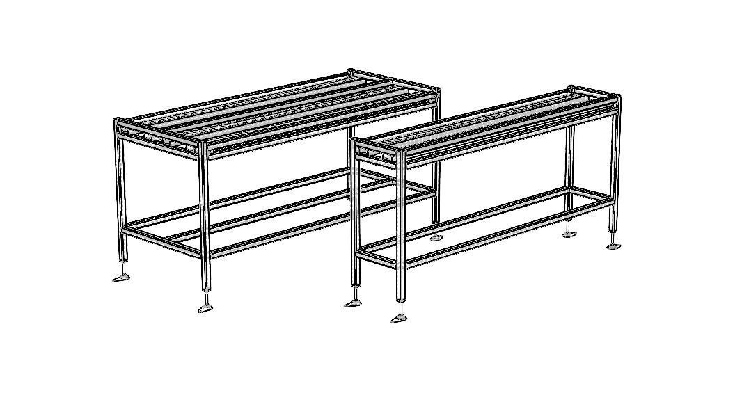 Wheel Conveyor 3D model_10
