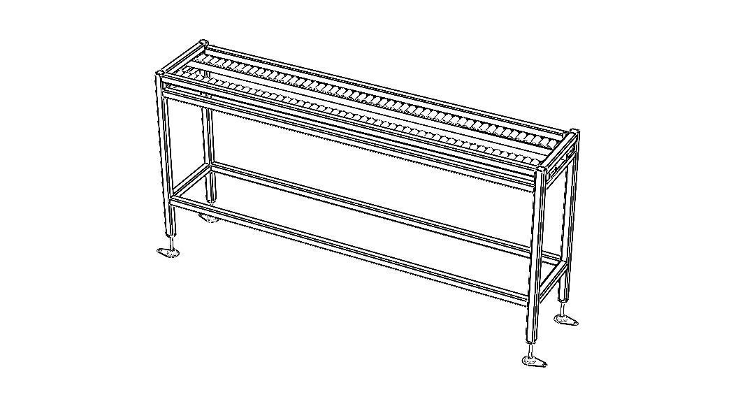 Wheel Conveyor 3D model_14