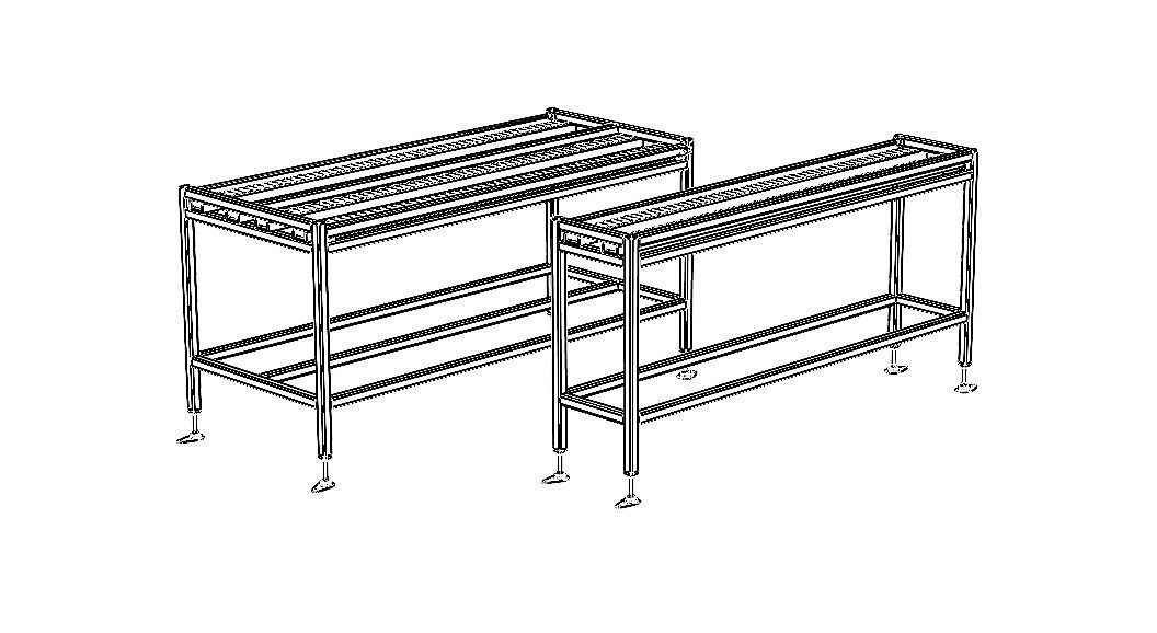 Wheel Conveyor 3D model_9