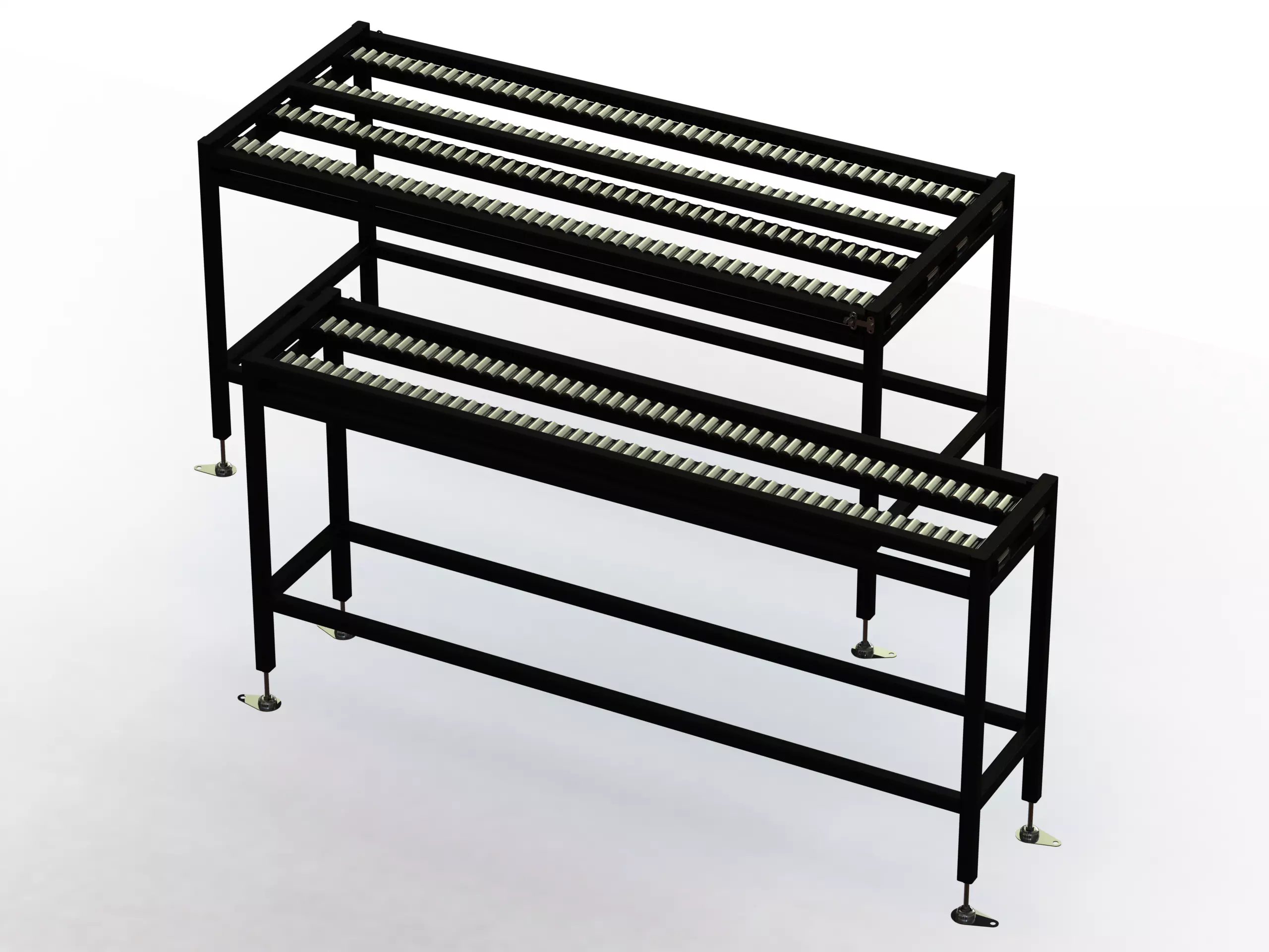 Wheel Conveyor 3D model_0