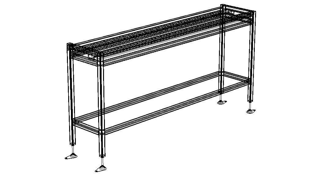 Wheel Conveyor 3D model_28