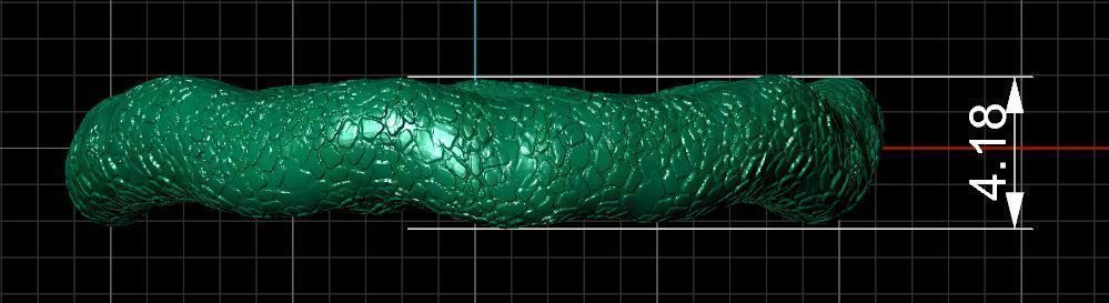 organic ring band 3D print model_5