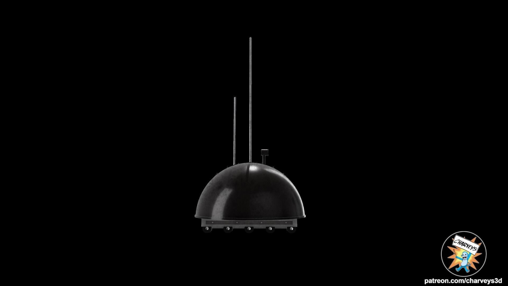 Star Wars LIN-V8K Minelayer Droid action figure 3D print model_2