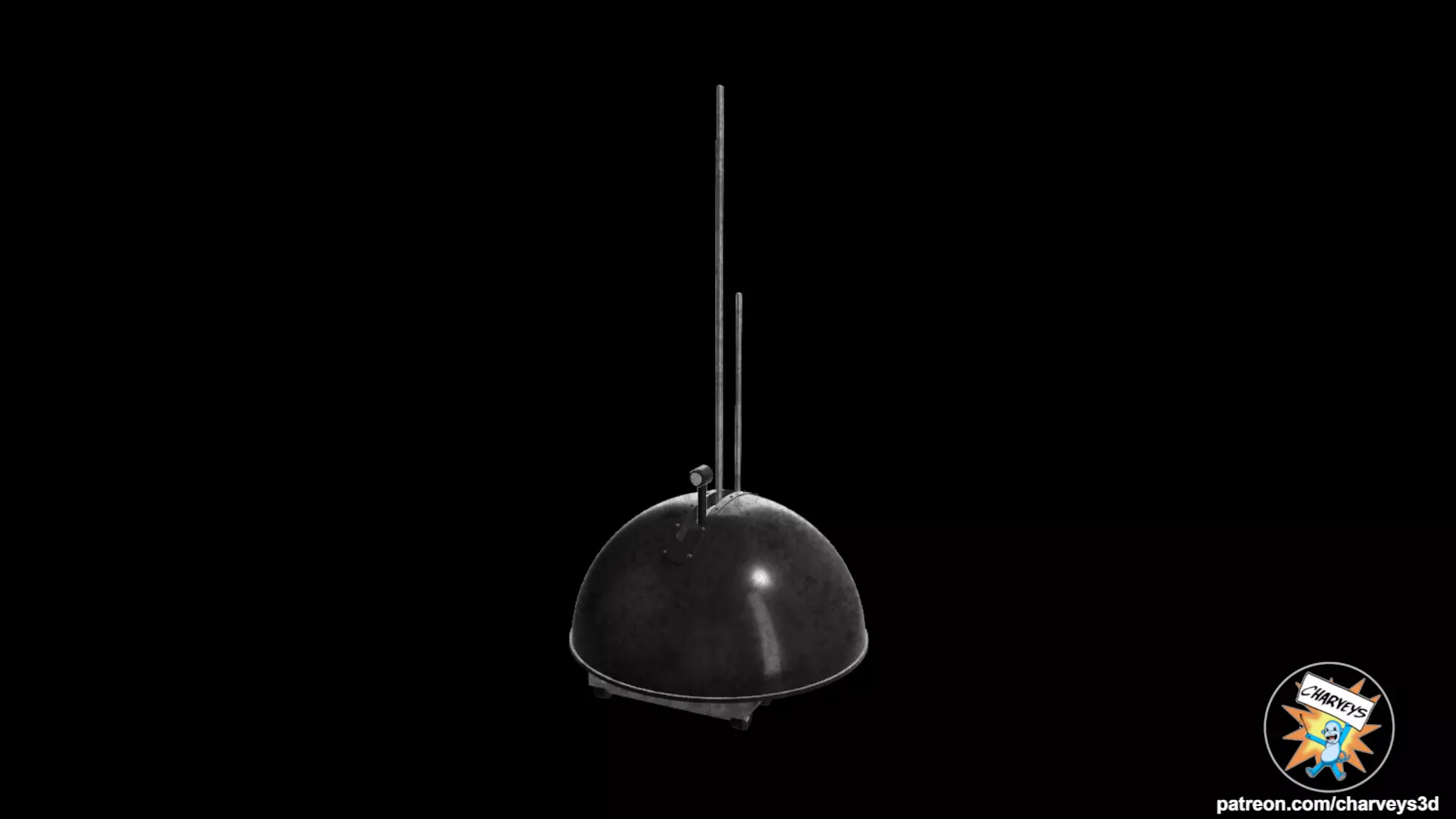 Star Wars LIN-V8K Minelayer Droid action figure 3D print model_0