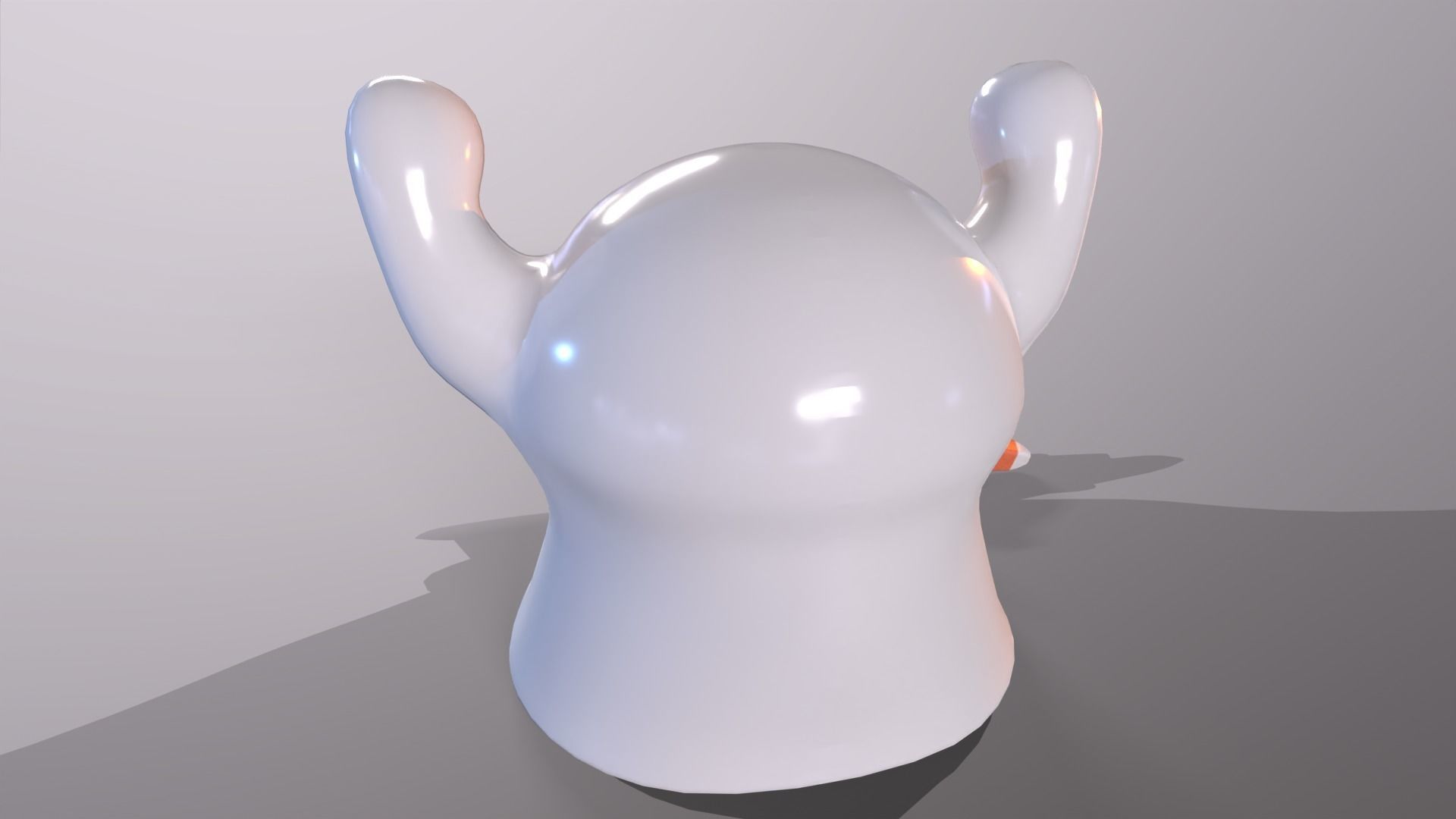 Ghost Candy Holder for Halloween Low-poly 3D model_9