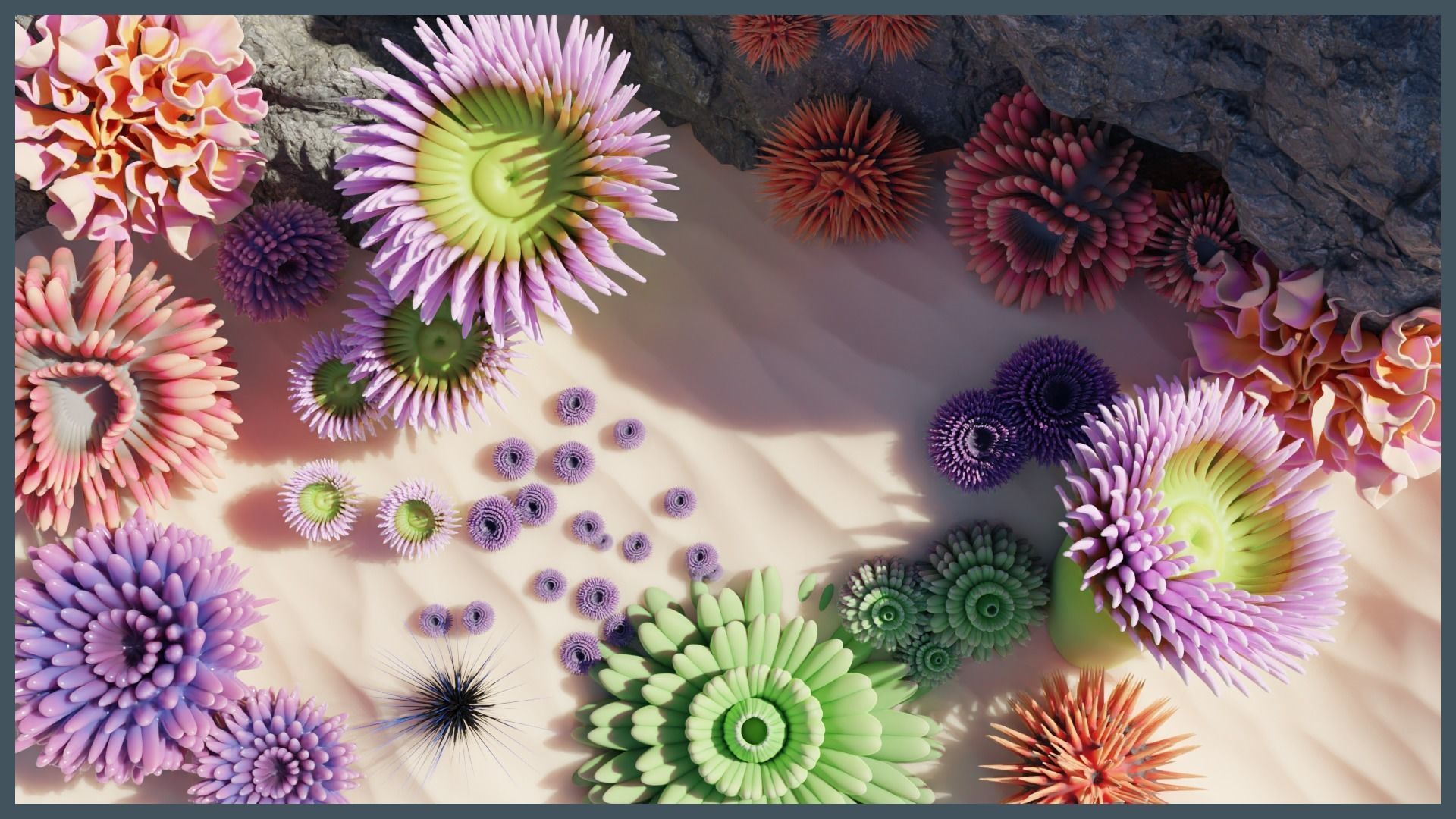 Ocean Coral and Creatures Mega Pack 3D Model Collection_27