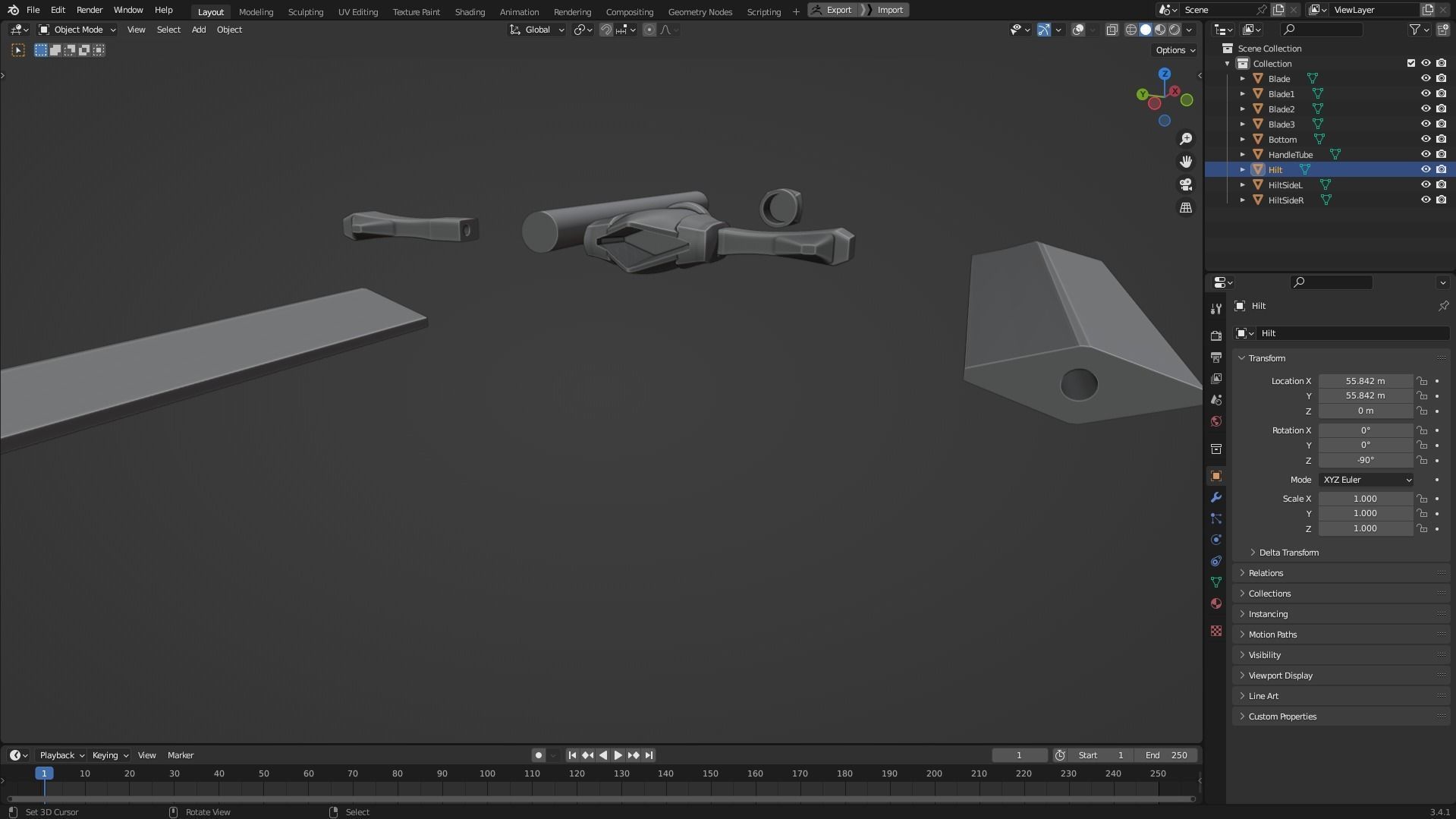 Dark Souls Solaire of Astora Full Armor Bundle for Cosplay 3D Model Collection_25