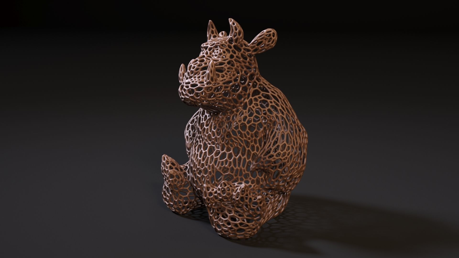 Gruffalo 3D print model_1