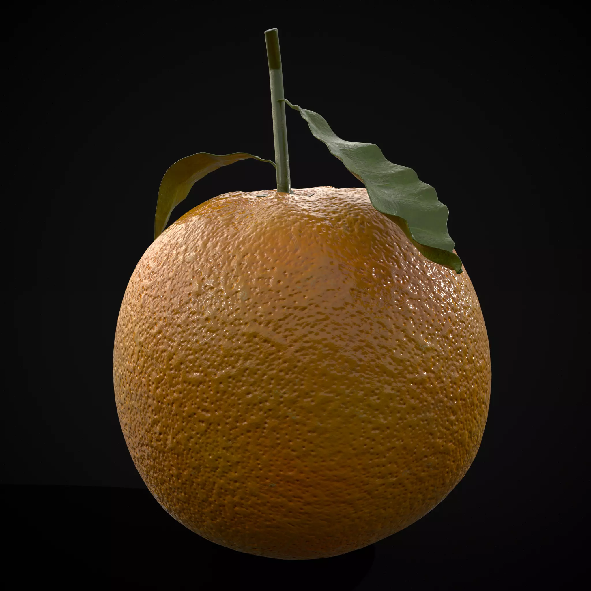Clementine Orange Low-poly 3D model