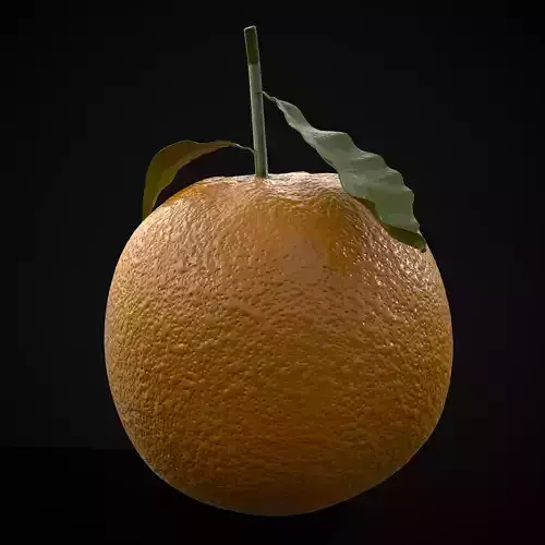 Clementine Orange Low-poly 3D model