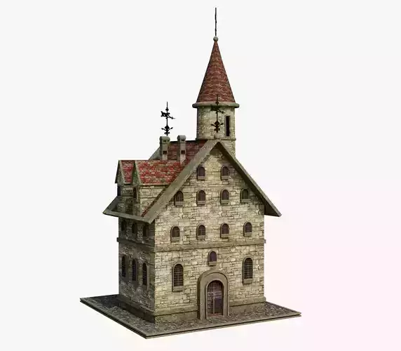 Model Of An Old Building