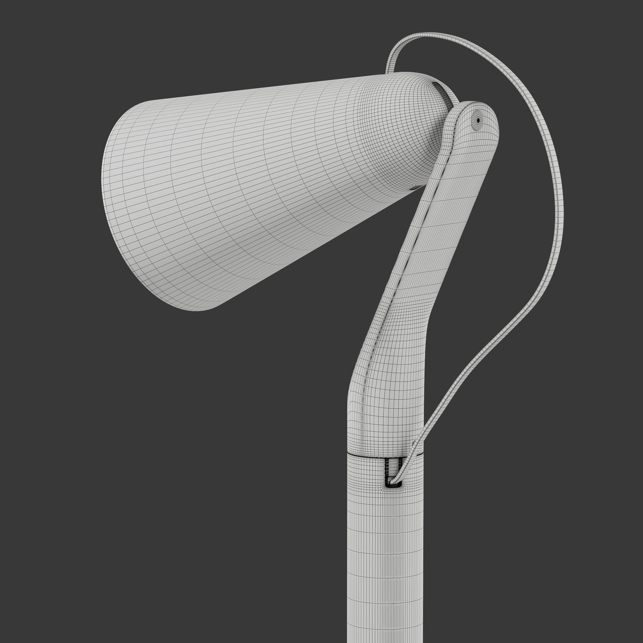 Table lamp Xiaomi mijia pipi Rigged 3D model_7