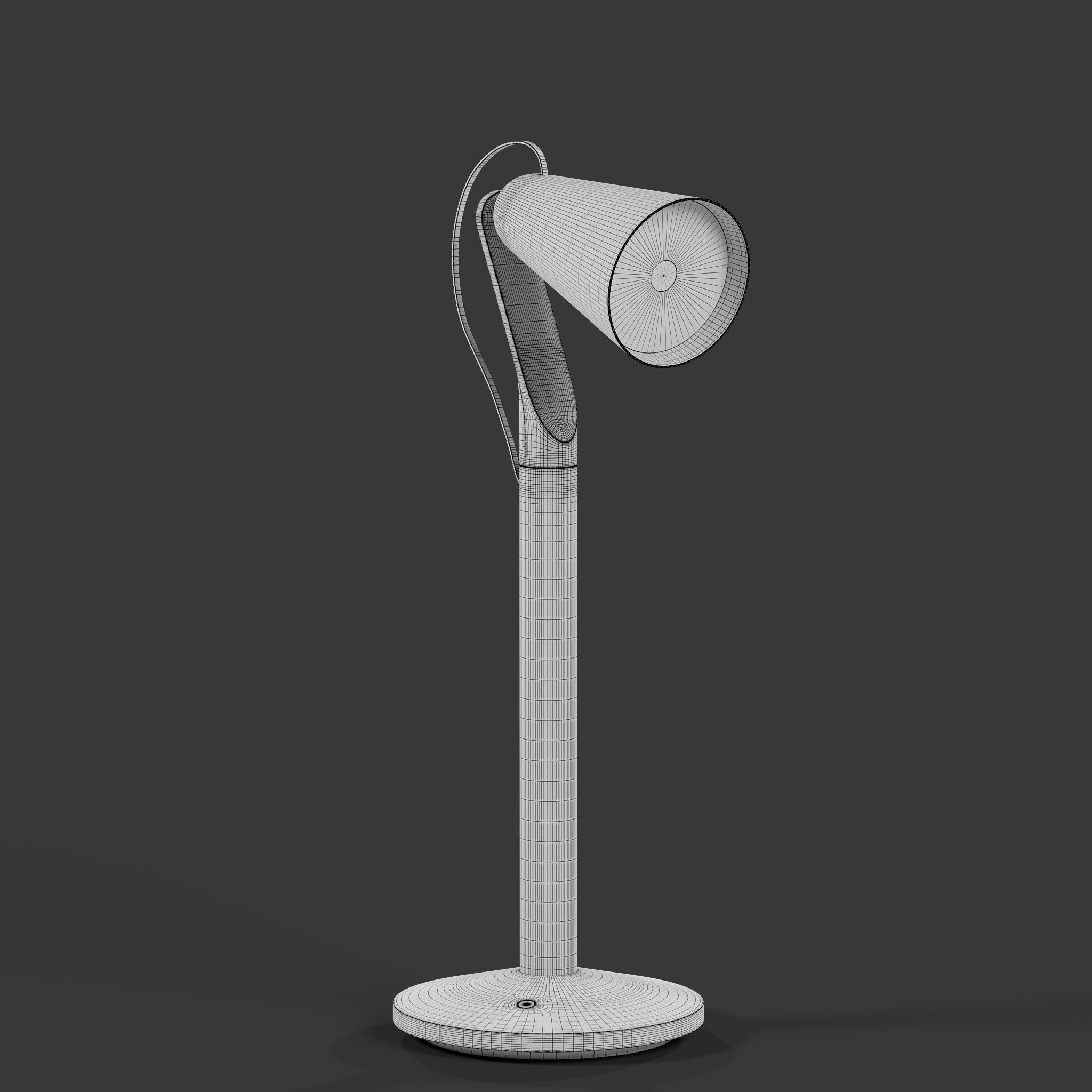 Table lamp Xiaomi mijia pipi Rigged 3D model_1