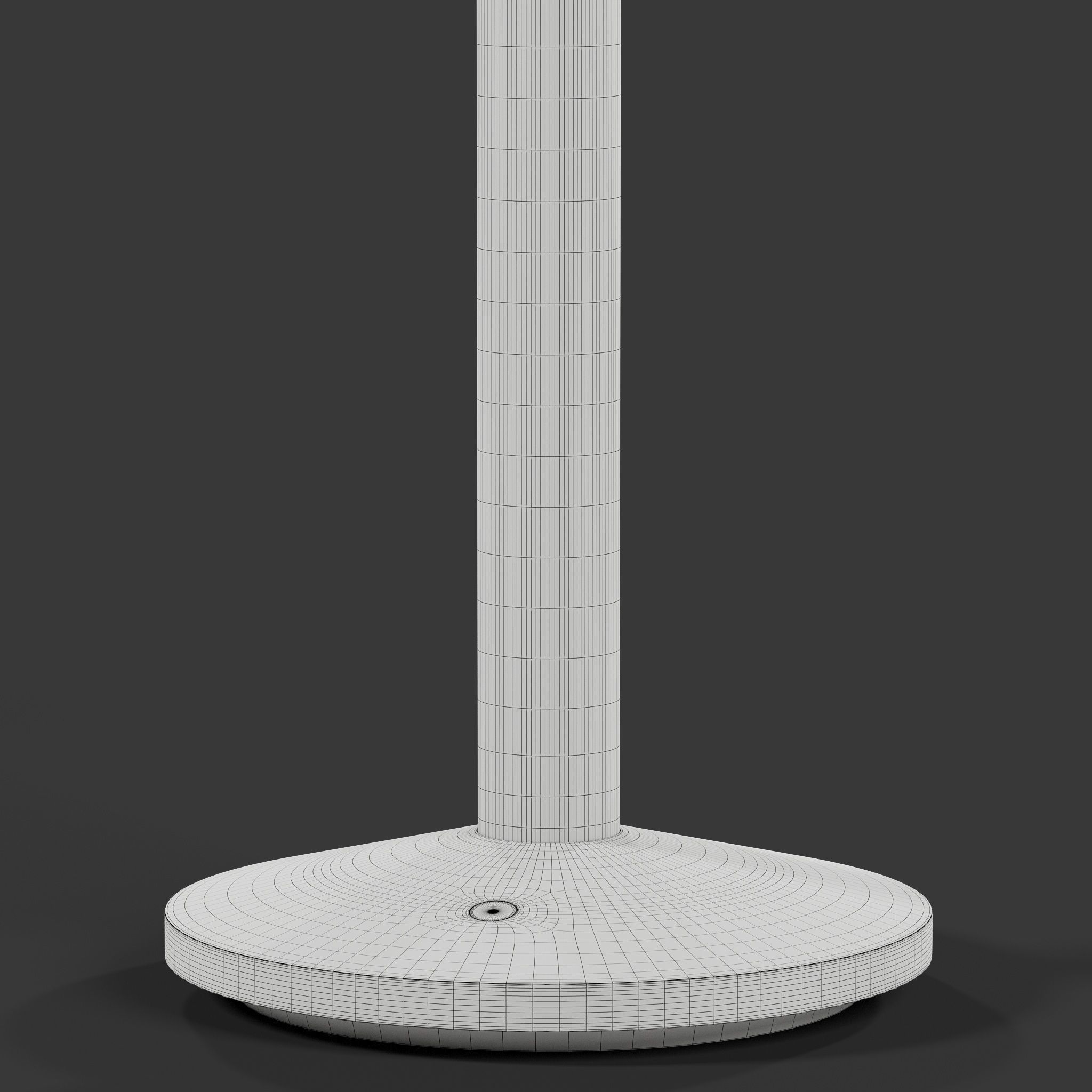 Table lamp Xiaomi mijia pipi Rigged 3D model_9