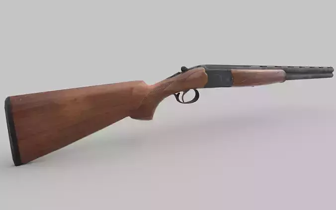 Karabiner Rifle RS686 Low-poly 3D model