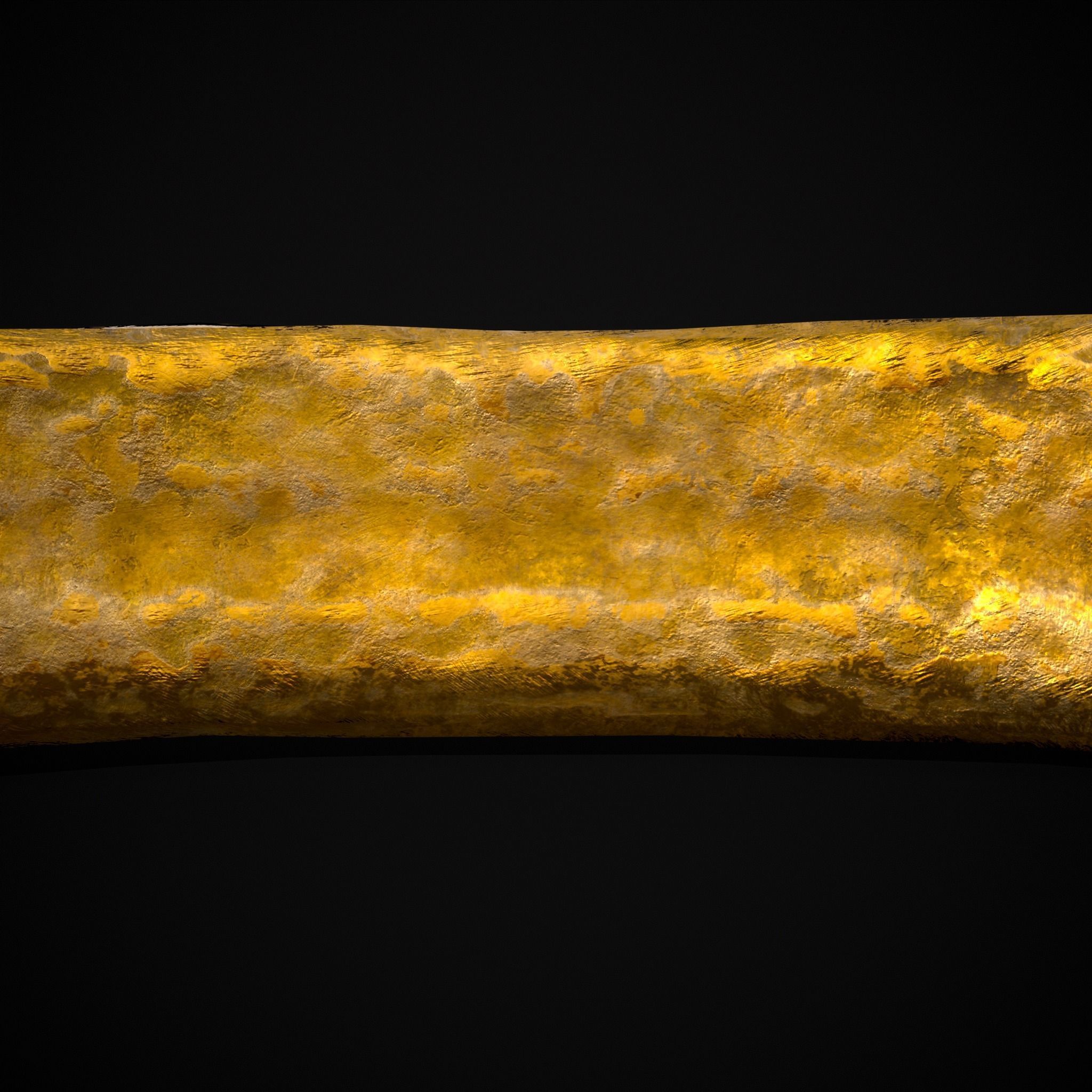 Square Pattern Medieval Ring Low-poly 3D model_29