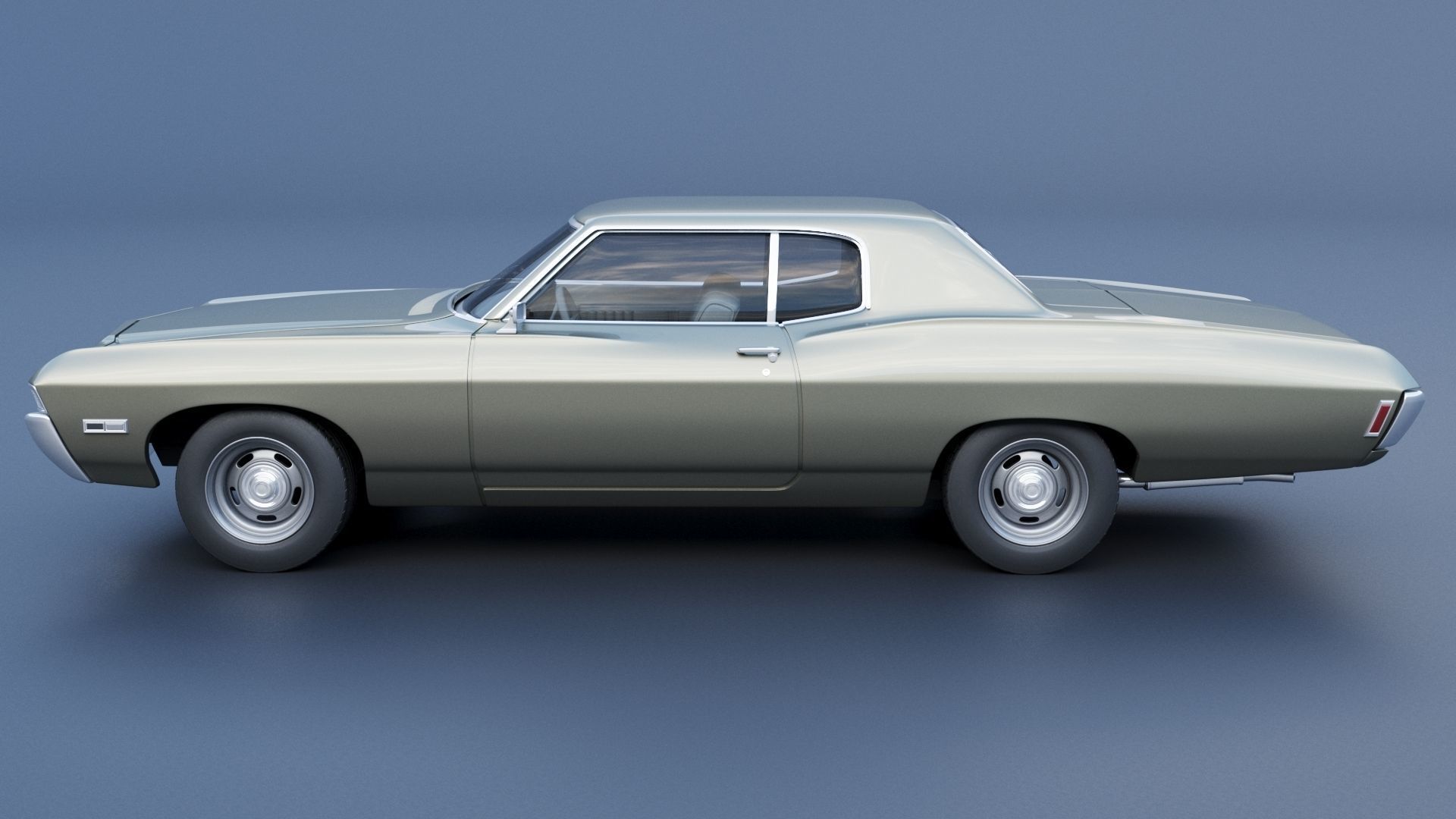 Chevrolet Caprice 1968 3D print model_2