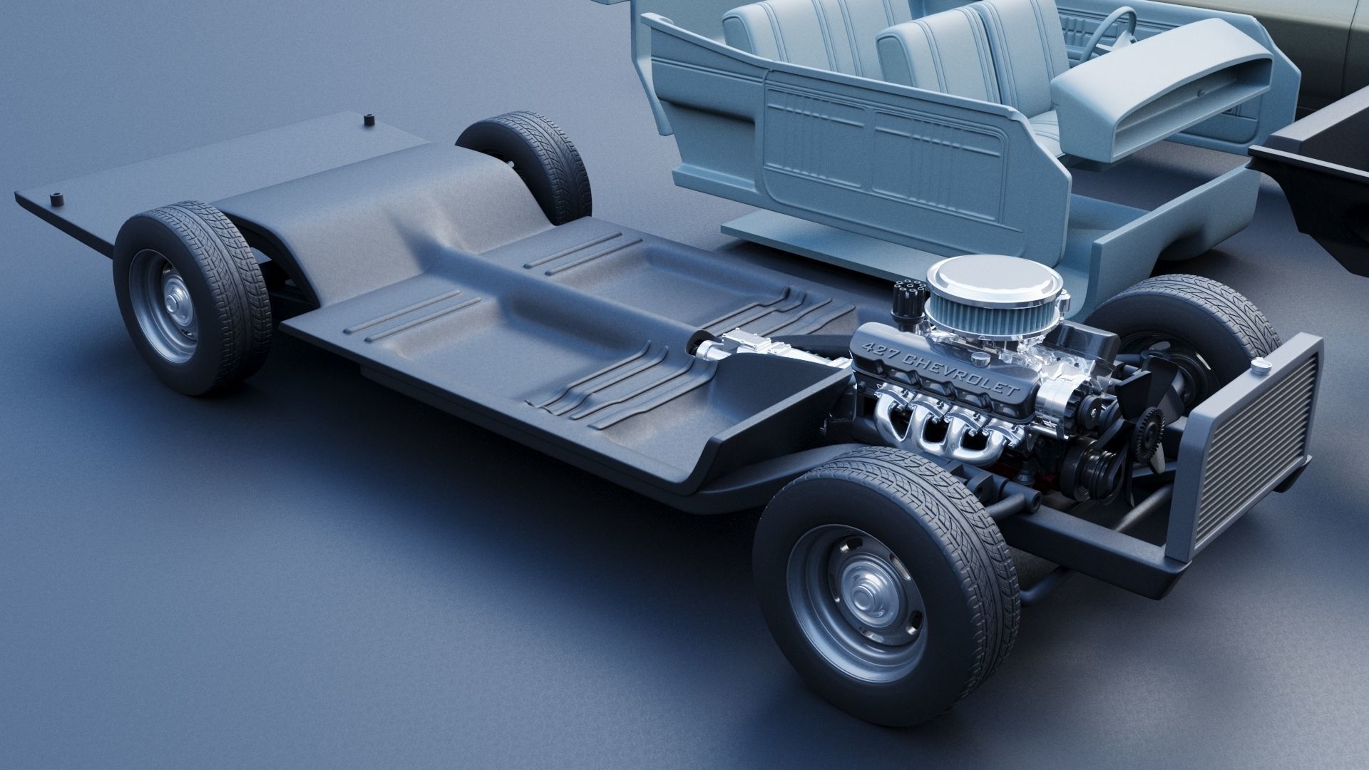 Chevrolet Caprice 1968 3D print model_22