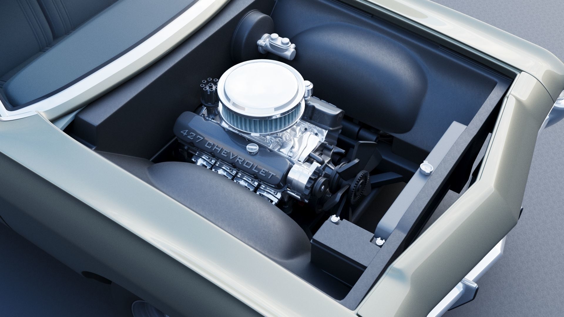 Chevrolet Caprice 1968 3D print model_11