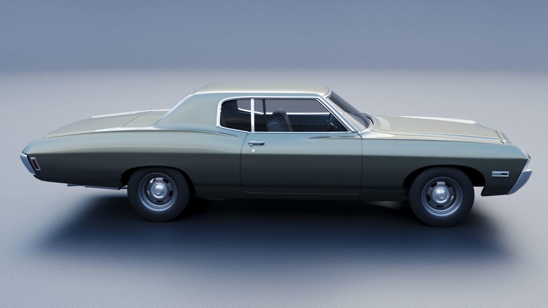 Chevrolet Caprice 1968 3D print model_6