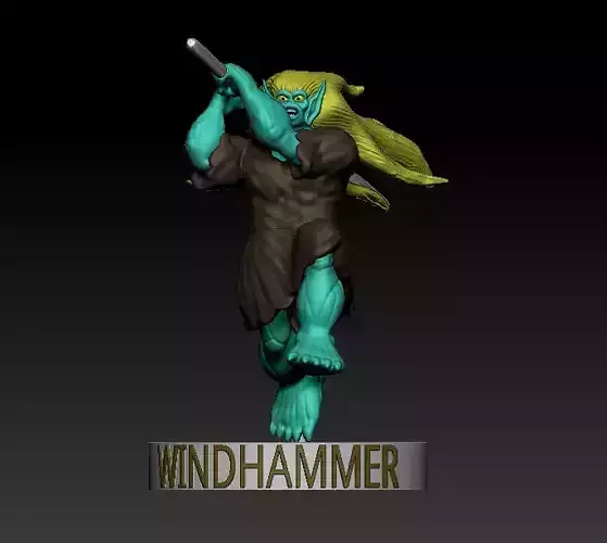 Windhammer from Silverhawks 3D print model