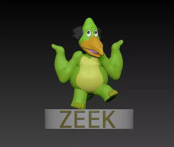 Zeek from Silverhawks 3D print model_0