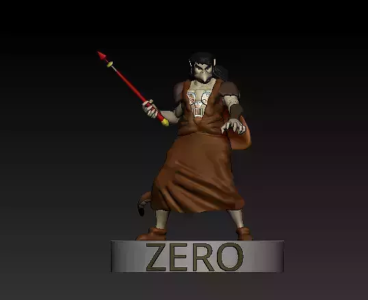 Zero from Silverhawks 3D print model