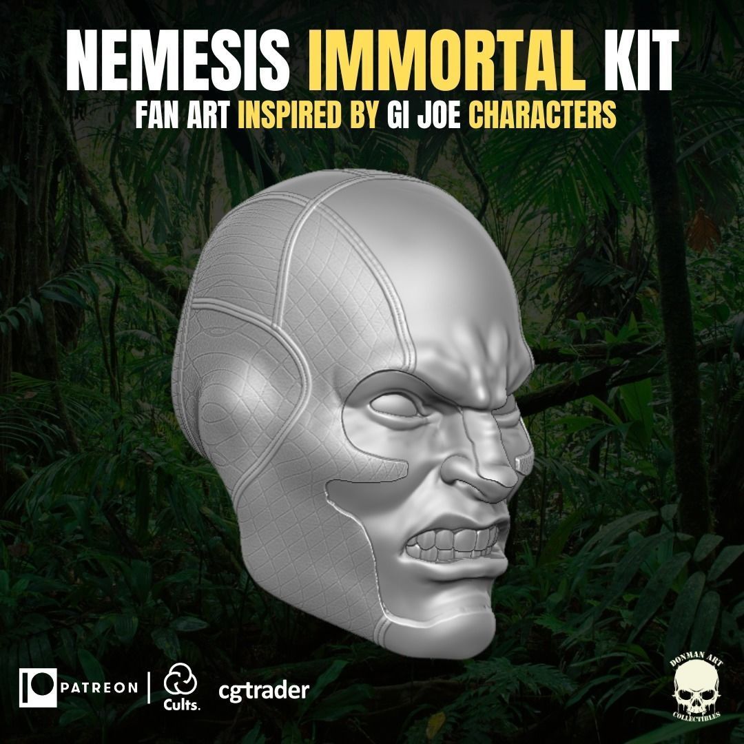 Nemesis Inmortal fan Art Kit 3D printable files  3D print model_9